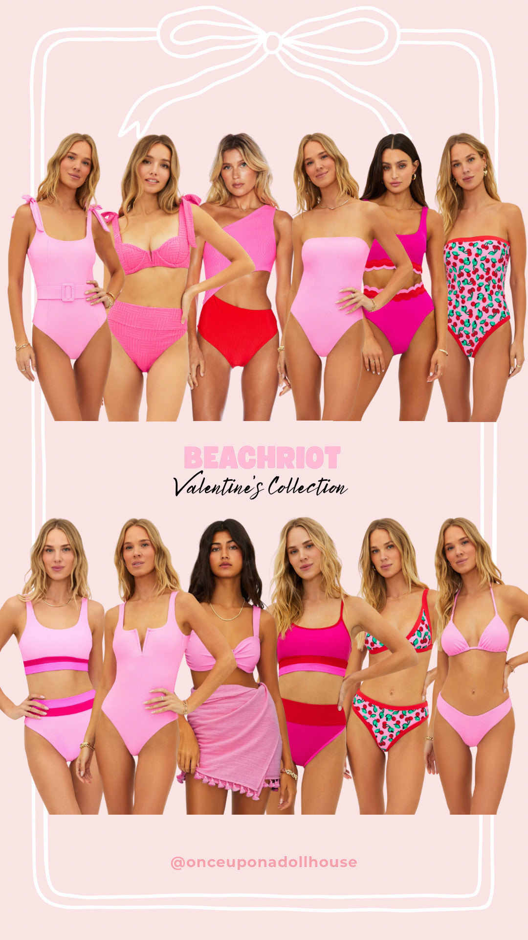 Beach Riot Valentine’s collection! Swimsuits 