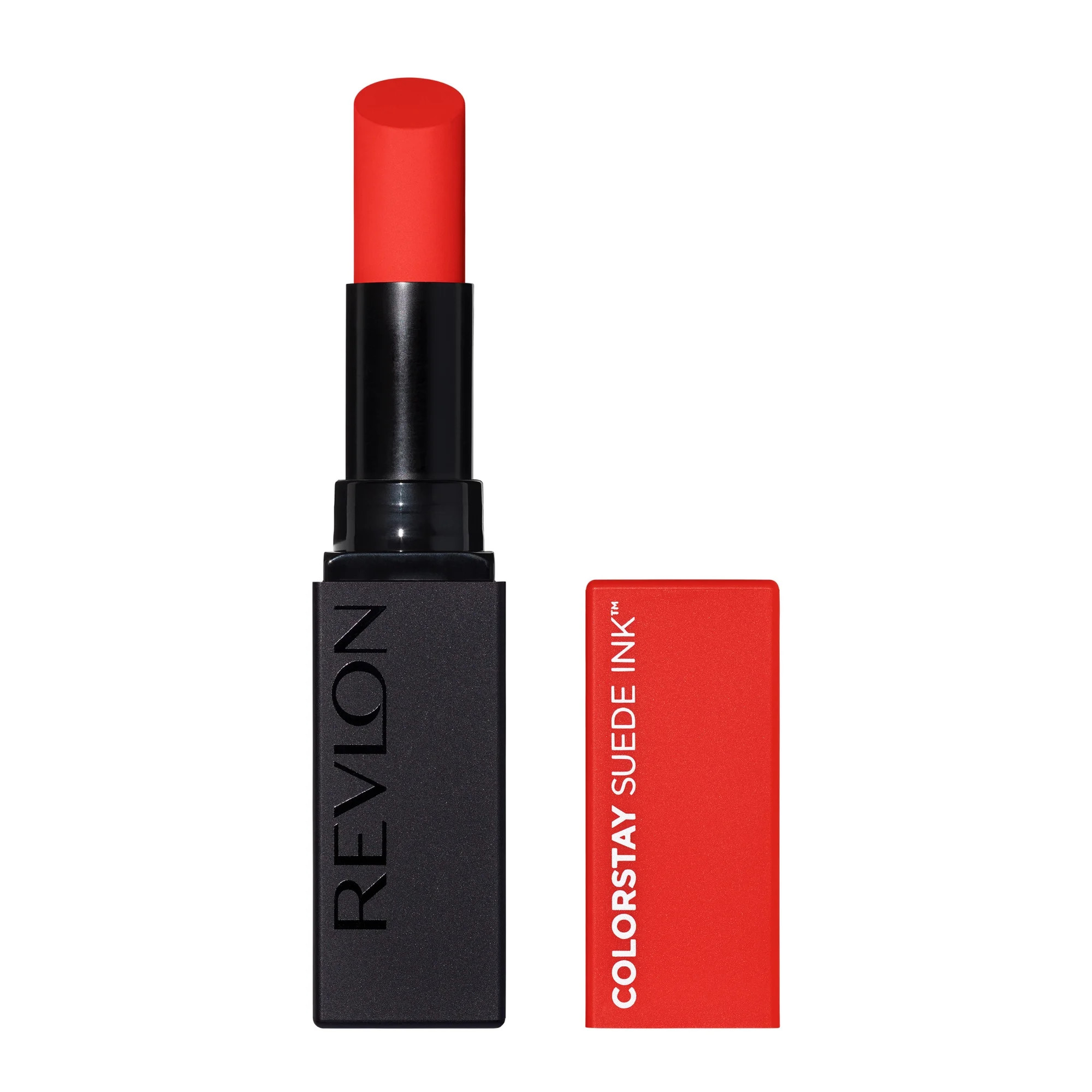 Revlon ColorStay Suede Ink Lightweight Matte Lipstick with Vitamin E, 007 Feed the Flame, 0.09 oz | Walmart (US)