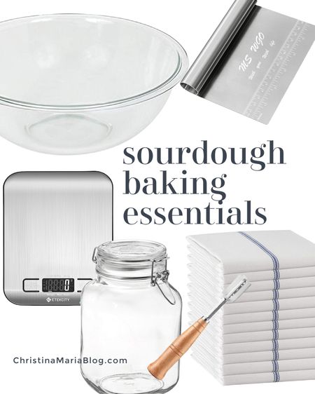 Everything you need to start baking with sourdough in your kitchen! #sourdough #baking #kitchen 

#LTKhome #LTKsalealert #LTKunder50