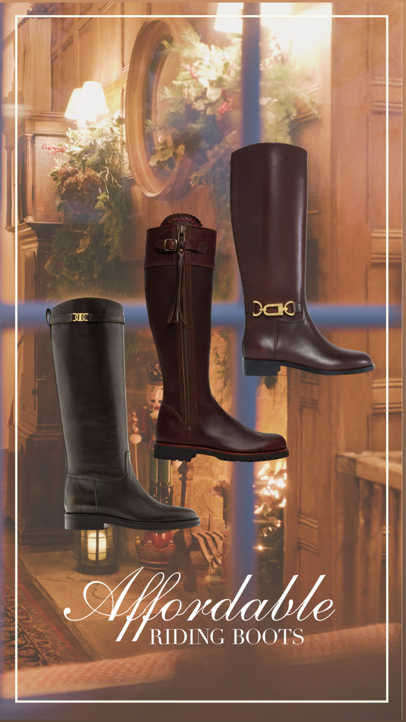 Everyday riding boots 👢 Knee high brown boots for Autumn and Winter styling. Chic, timeless, equestrian style. 

 #LTKuk #LTKwinter #LTKstyletip
