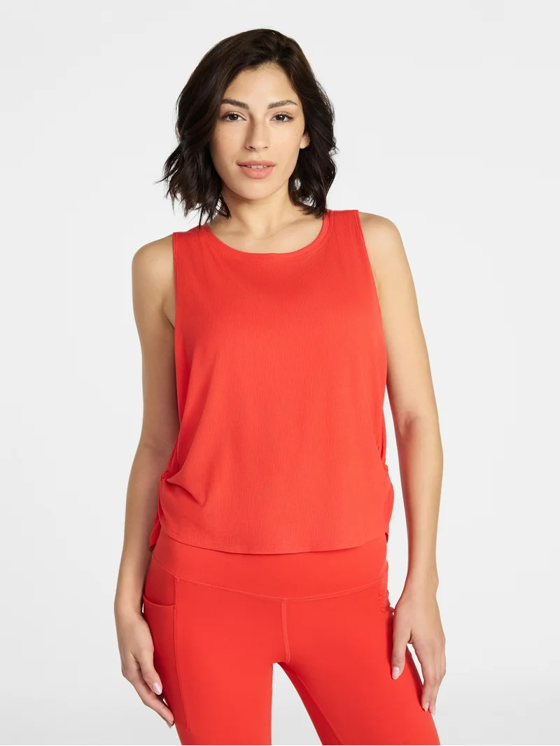Avia Women's Side Knot Color Tank Top, Sizes XS-XXXL | Walmart (US)