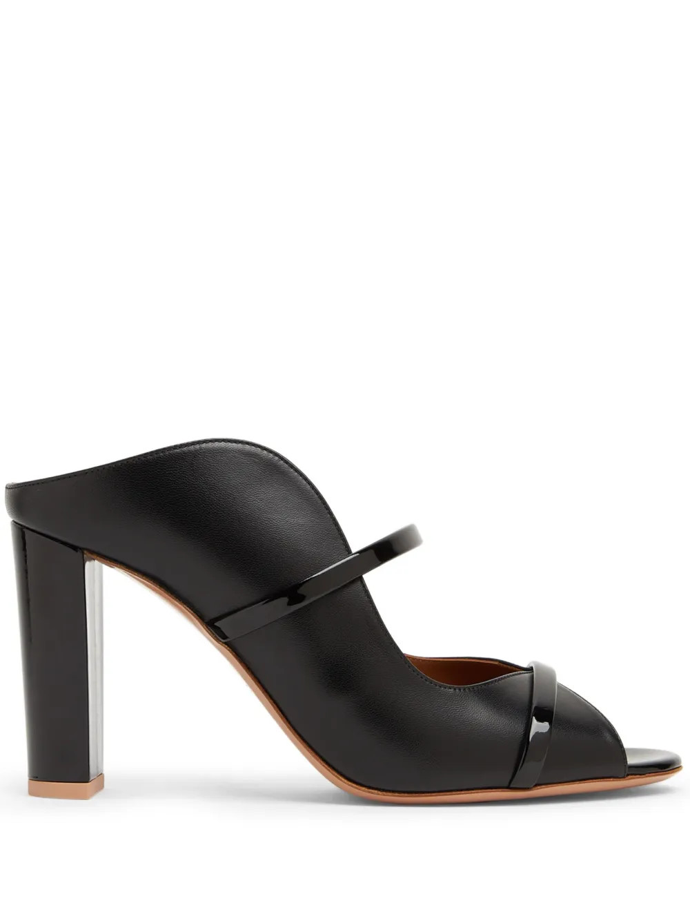 Malone Souliers 85mm block-heel Sandals | Black | FARFETCH UK | Farfetch Global