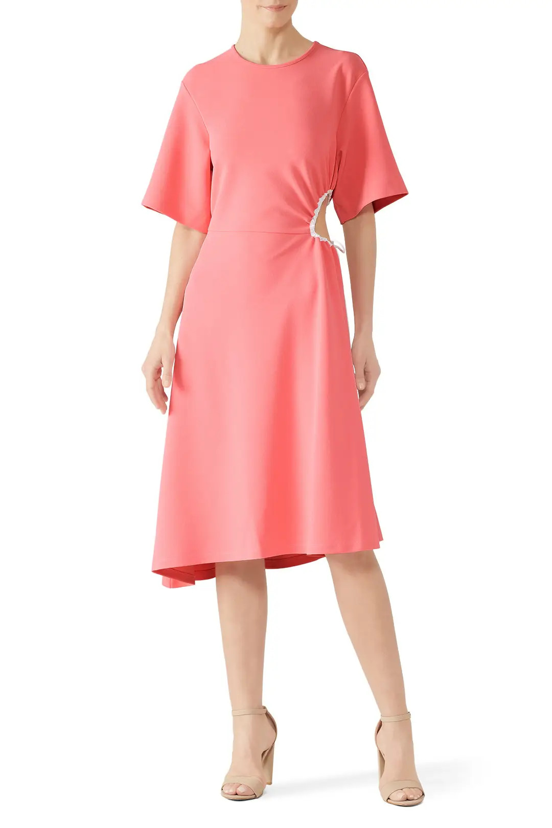 Cut Out Midi Dress | Rent the Runway