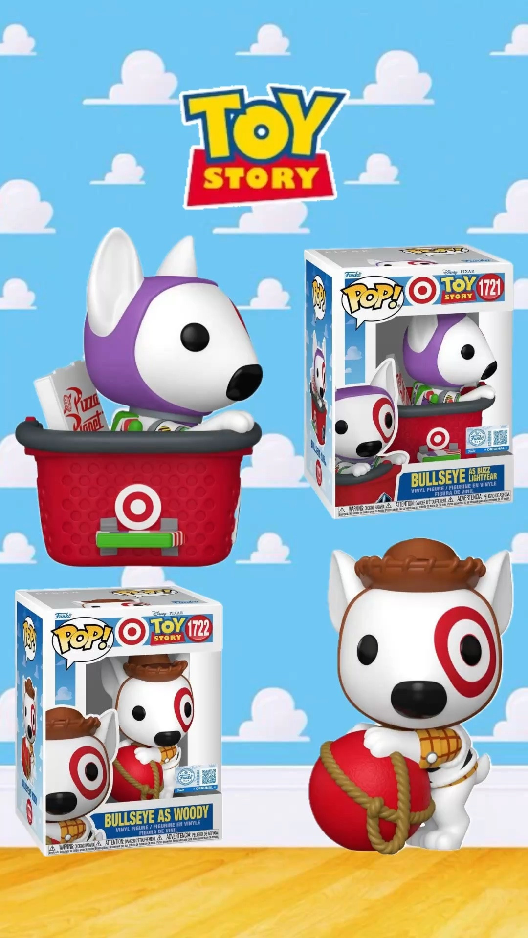 Ok @funko , y’all got me on this collab!  Introducing the new Bullseye Buzz & Bullseye Woody!  These 2 figures were a must for me.  My boys loved Toy Story growing up and I love Target!  Such a cute find for your little Toy Story fans & Target friends alike.  

* Funko - $14.99

#target #viral #toystory #funkopop #trending

#LTKKids #LTKHome #LTKmomlife