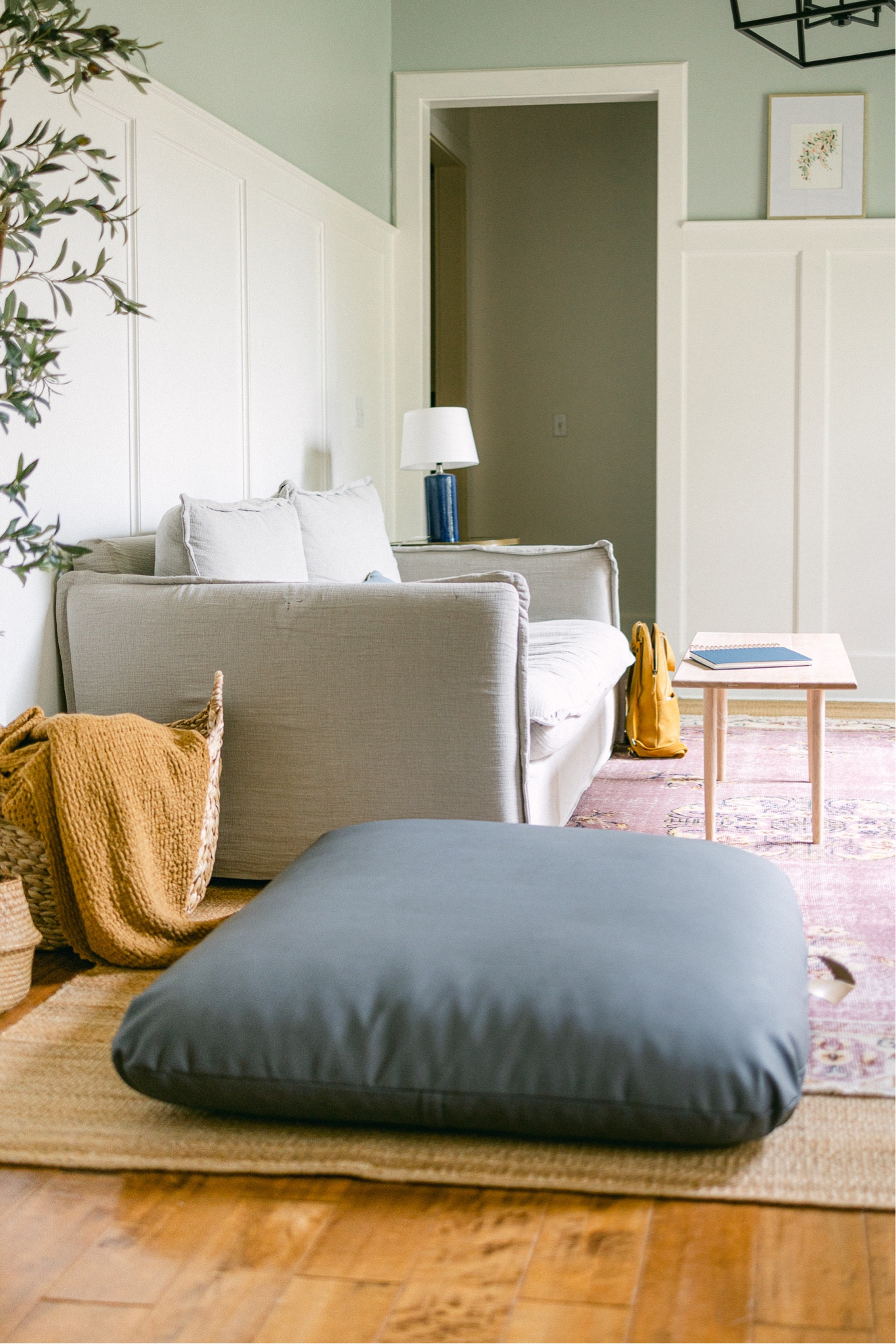 Living room coziness - Gathre’s fall collection just released and you need this deep dusty blue in your home  

#LTKhome #LTKSeasonal #LTKfamily