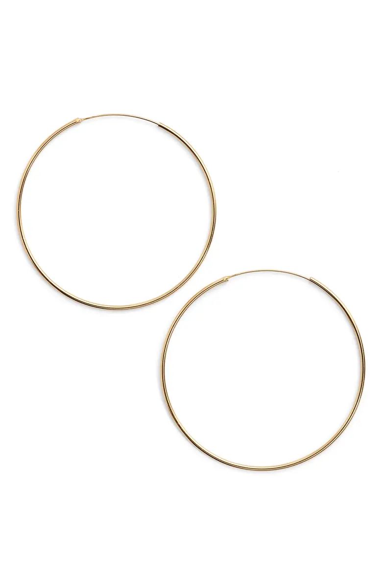 Argento Vivo Extra Large Endless Hoop Earrings | Nordstrom