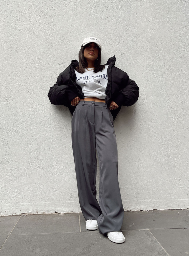 Archer Pants Slate | Princess Polly US