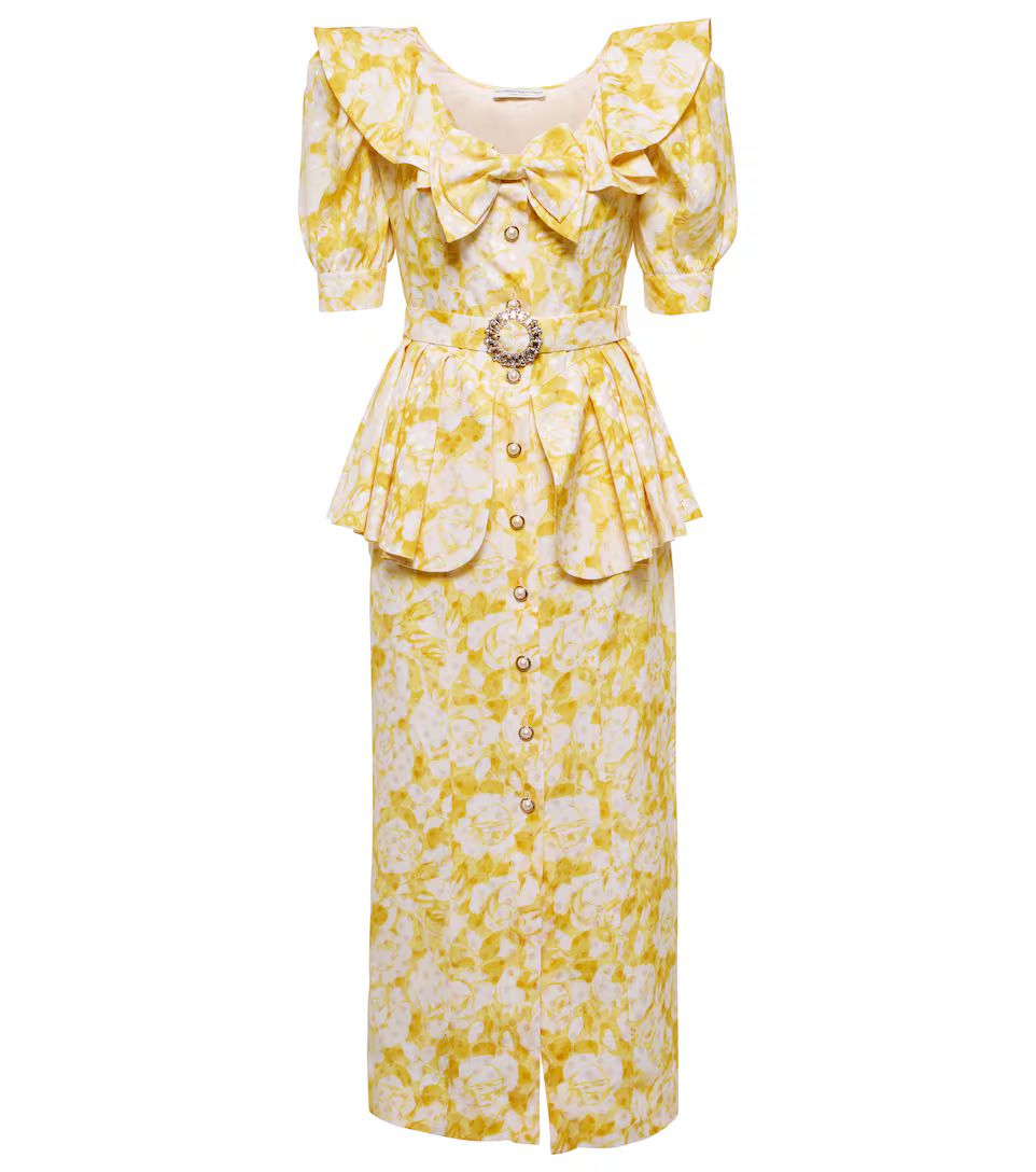 Floral silk dress | Mytheresa (US/CA)