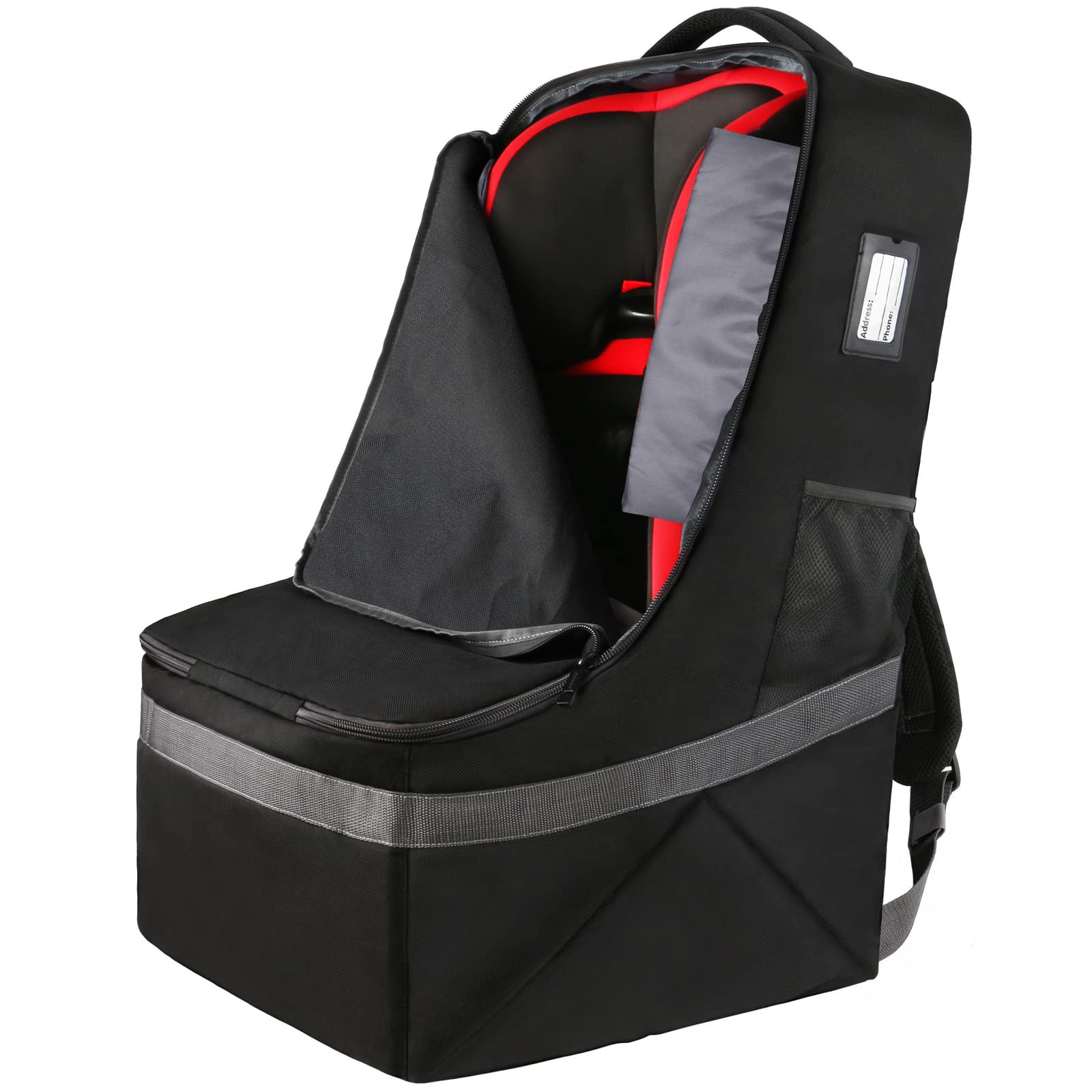 YOREPEK Padded Car Seat Travel Bag Backpack for Airplane, Heavy Duty Car Seat Bags for Air Travel... | Amazon (US)