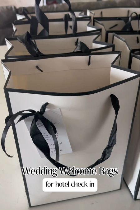 Wedding welcome bags that we used for our wedding! 

#LTKItBag #LTKGiftGuide #LTKWedding
