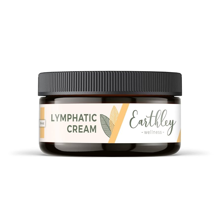 Earthley Wellness Lymphatic Cream, Natural Lymph Congestion & Swelling Relief with Castor Oil, Ca... | Amazon (US)