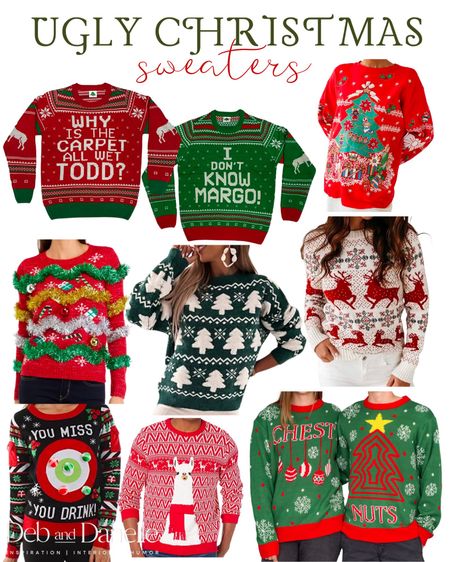 Ugly sweaters 

#LTKsalealert #LTKHoliday #LTKstyletip