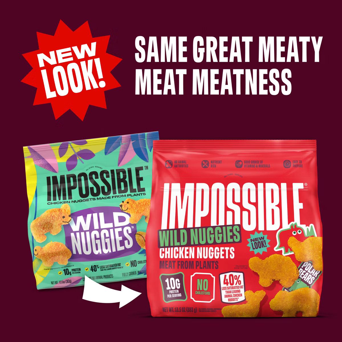 Impossible Plant Based Chicken Nuggets Wild Nuggies - Frozen - 13.5oz | Target