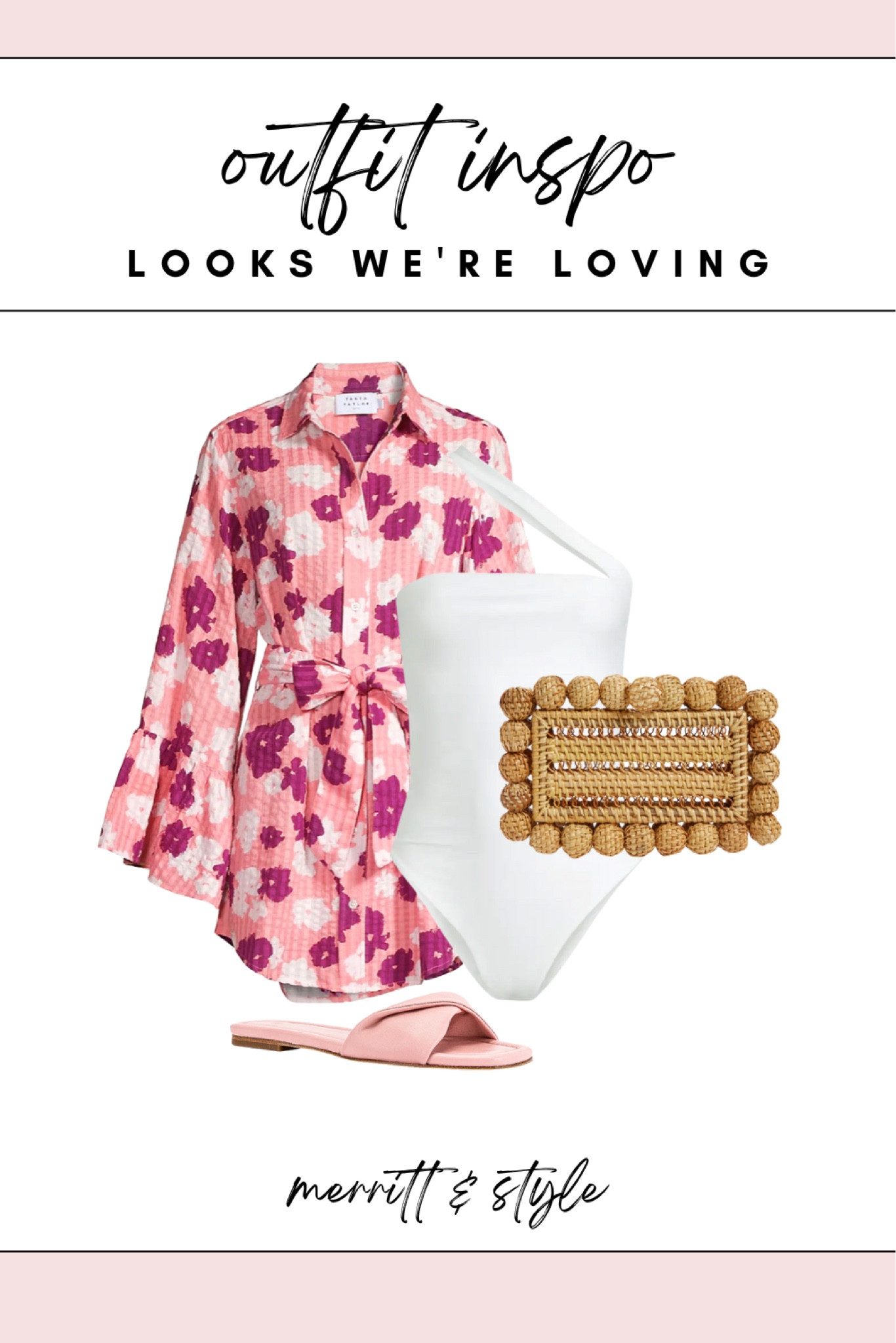 Floral swimsuit cover up white one piece swimsuit 

#LTKunder50 #LTKsalealert #LTKstyletip