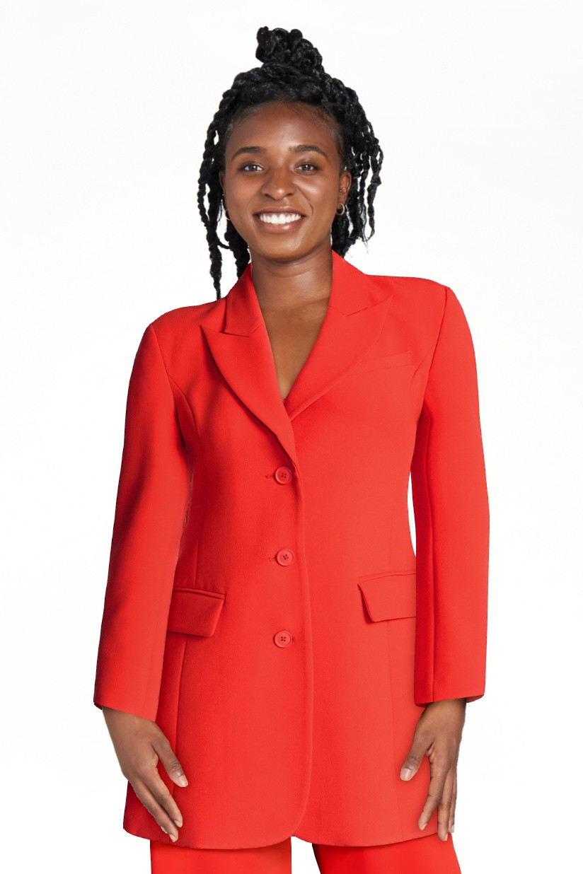 Devil Wears Prada Scoop Collection Women's and Women’s Plus Single Breasted Blazer, Sizes XS-4X | Walmart (US)