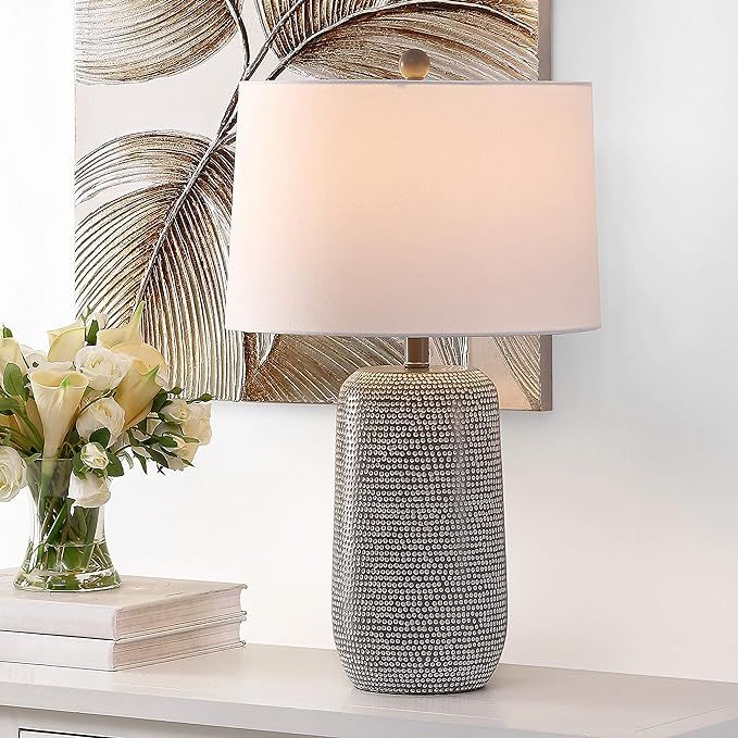 SAFAVIEH Lighting Collection Celvin Modern Grey 26-inch Bedroom Living Room Home Office Desk Nigh... | Amazon (US)