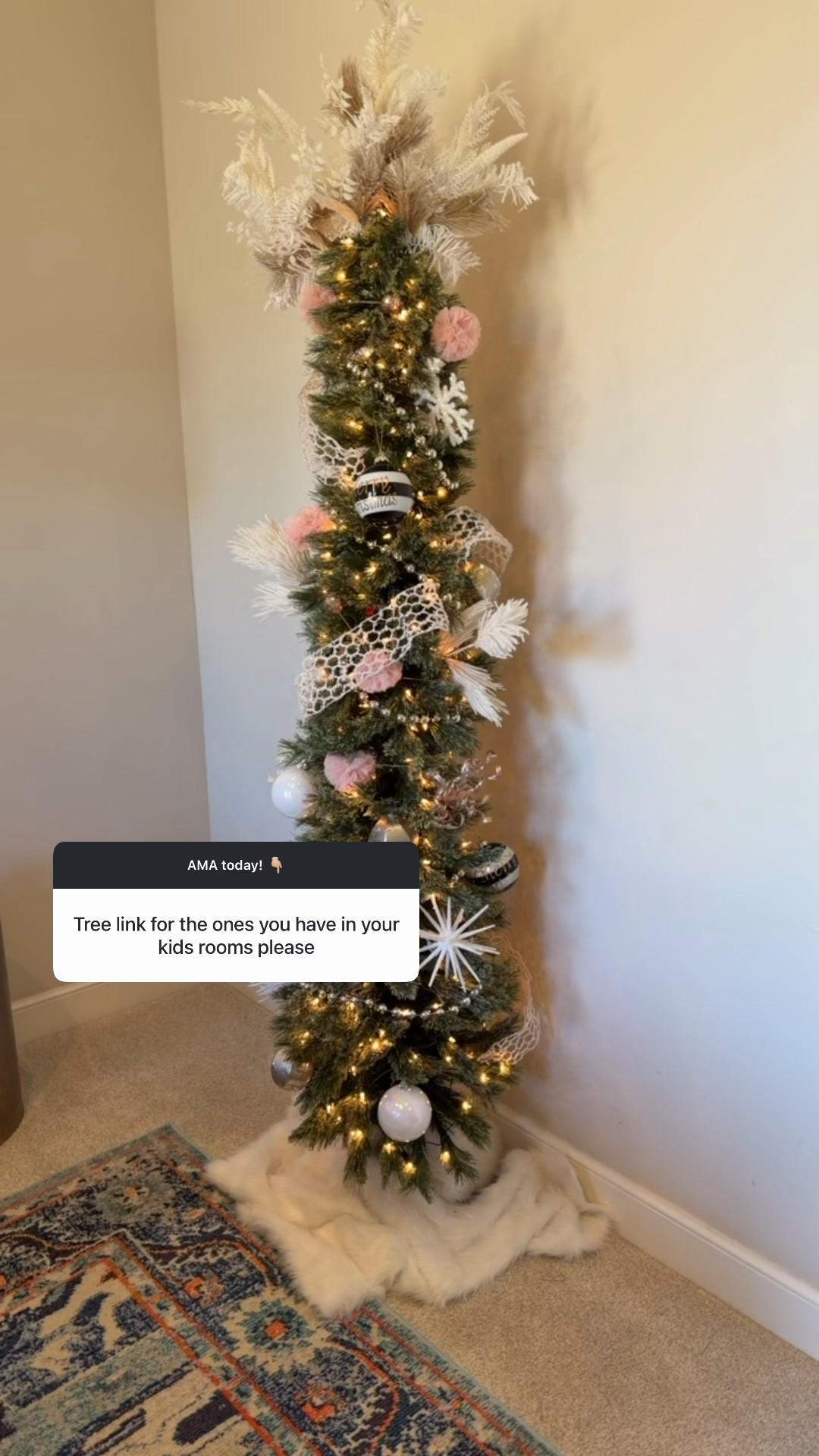 Kids room Walmart 7ft Christmas tree! 

#LTKHoliday #LTKSeasonal #LTKmomlife