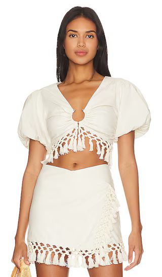 Lexi Top in Ivory | Revolve Clothing (Global)