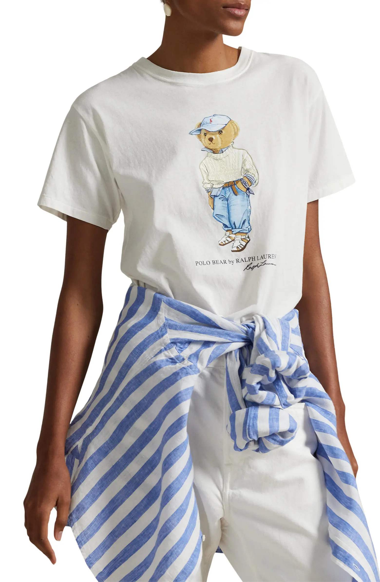 Polo Ralph Lauren Polo Bear Embroidered Graphic T-Shirt | Nordstrom | Nordstrom