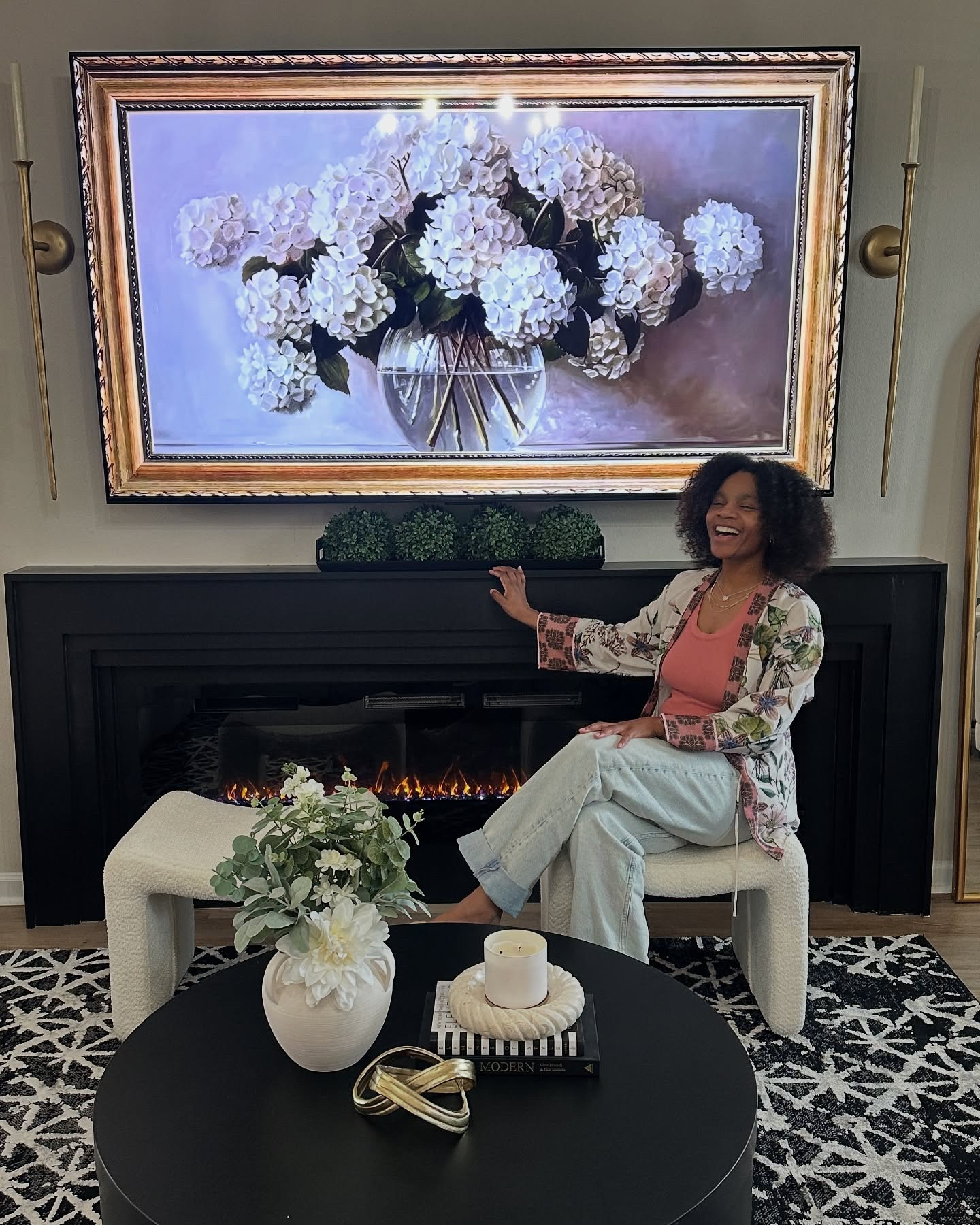 Y’all… look what a little structure and intention can do.

My client had an electric fireplace just chillin’ against the wall—cute, but not giving main character energy. So I built a custom mantle to give it presence, balance, and that designer touch.

Now? The whole room feels elevated. Clean lines, cozy vibes, and a focal point that finally feels finished.

Thinking about upgrading a space in your home? Let’s design something that feels like you.
DM me or hit the contact link in bio to get started.

#fireplacemakeover #custommantle #homedesigninspo #interiordetails #beforeandafter #jzholmesandco #homemakeover #interiordesignerlife #batonrougedesigner #designthatfeelslikehome