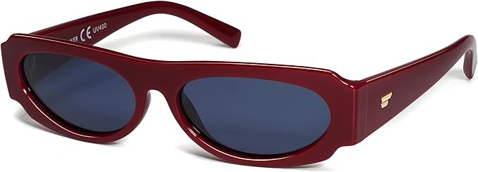 VANLINKER Trendy Retro 90s Sunglasses Womens Mens Vintage Oval Frame Polarized Small Shades VL978... | Amazon (US)