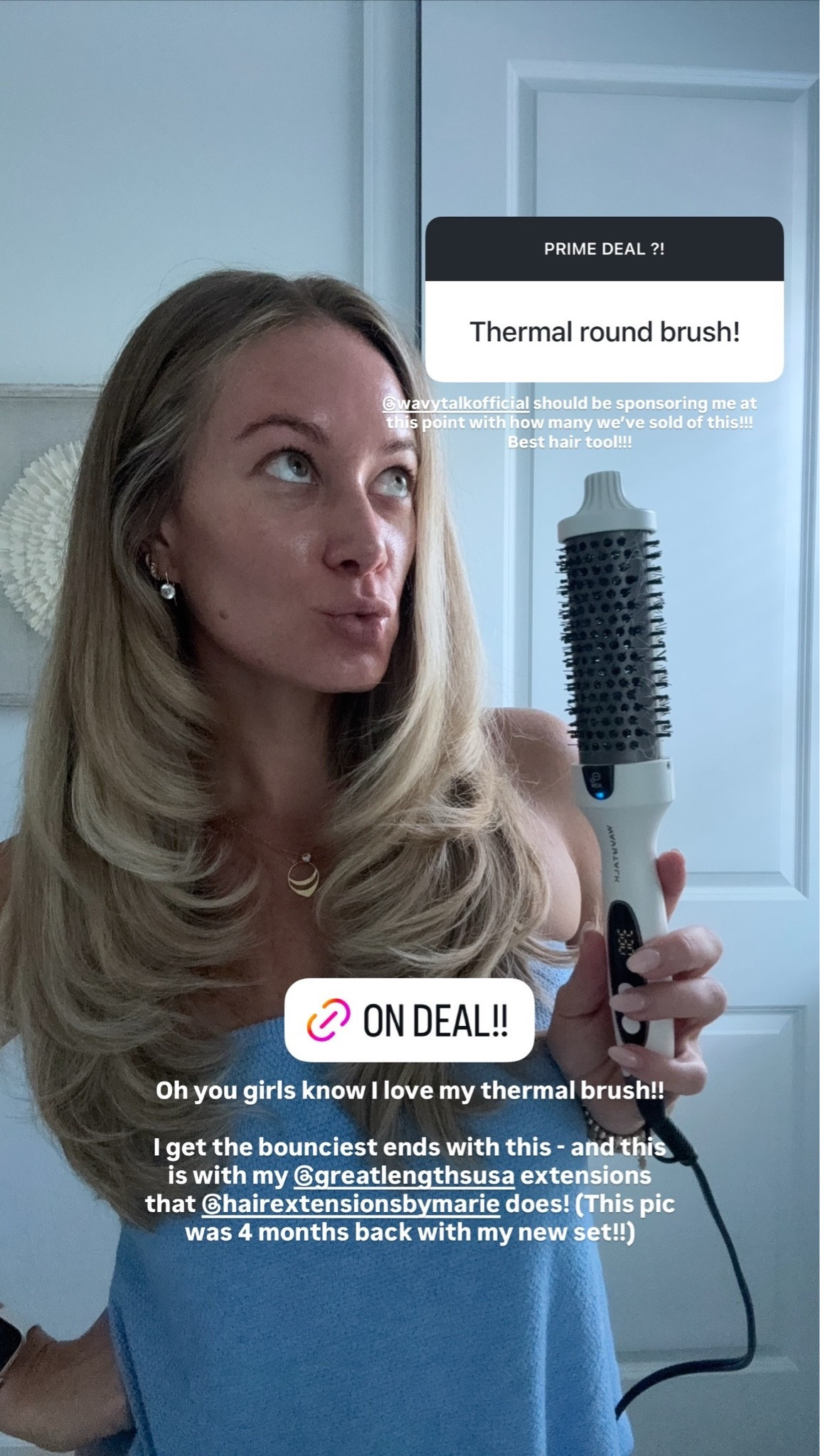 The thermal brush you need for the perfect blow out! Prime Day Deal