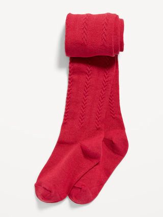 Soft Cable-Knit Tights for Toddler Girls &amp; Baby | Old Navy (US)