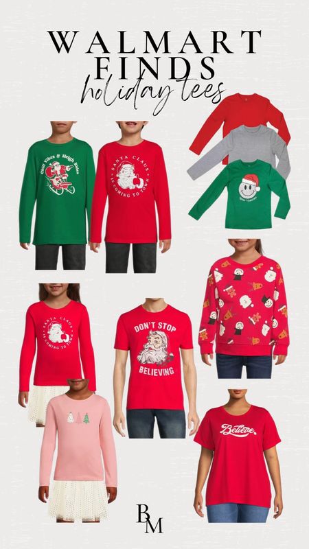Walmart Christmas tees, Christmas tshirts, walmart kids Christmas finds, Christmas outfits, kids Christmas shirts, holiday finds walmart

#LTKHoliday #LTKGiftGuide #LTKSeasonal