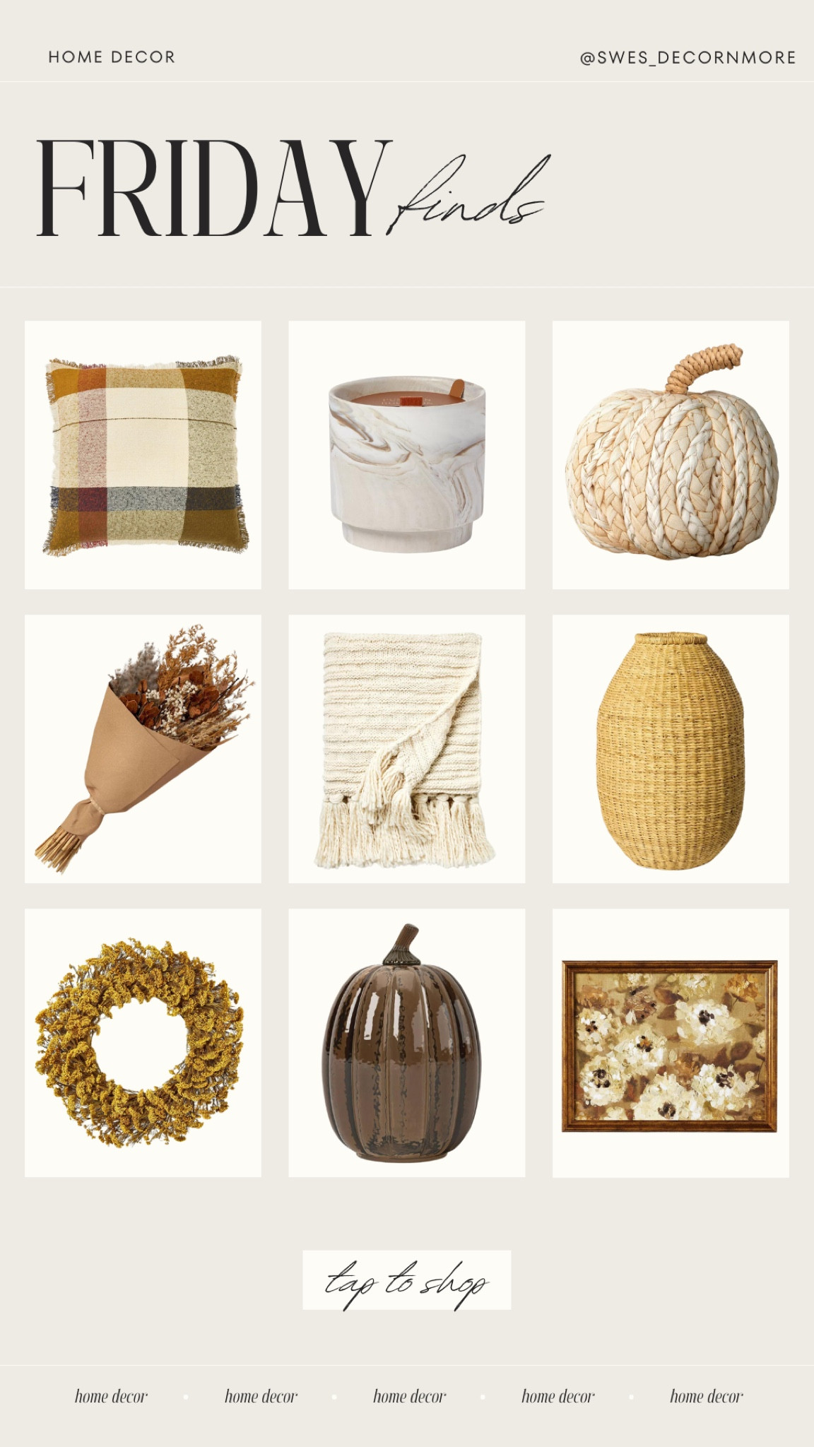 Here is a round up of Friday home decor finds that are perfect for the fall season! 

#LTKHome #LTKSeasonal #LTKStyleTip