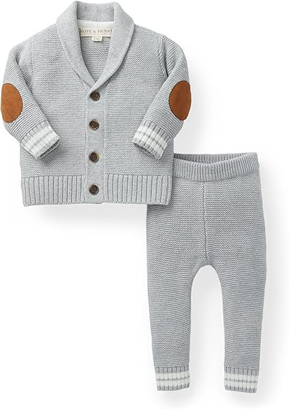 Hope & Henry Layette Cardigan and Sweater Leggings Set | Amazon (US)
