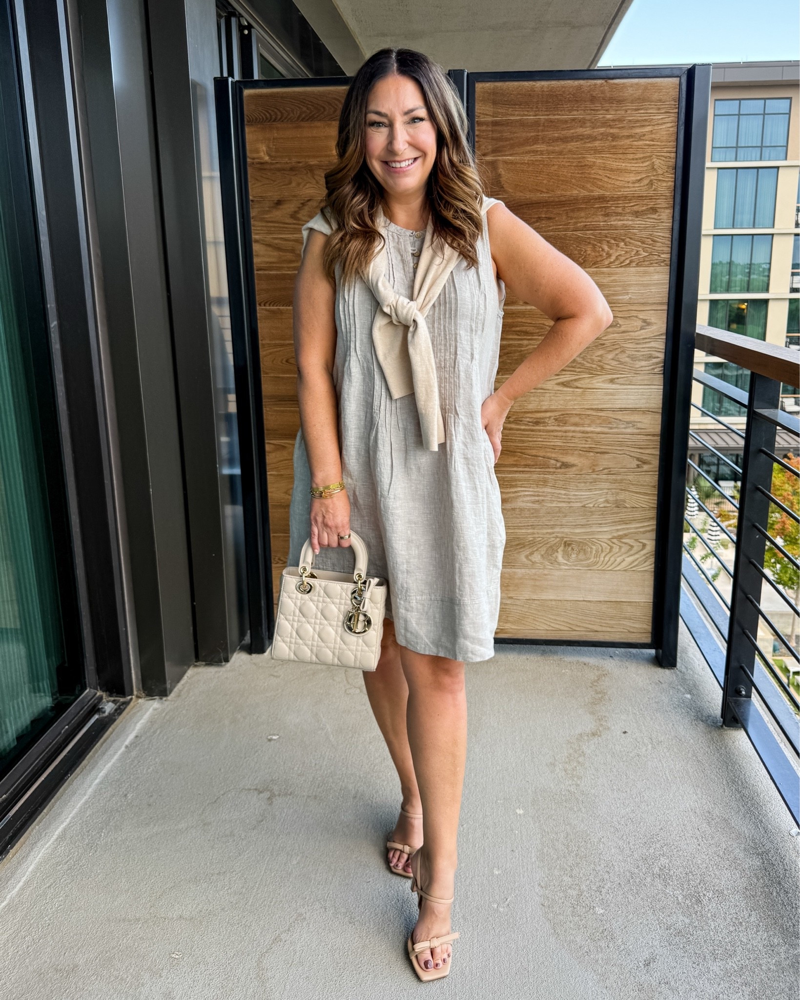@Quince  party had a coastal vibe and love this linen shift dress! Wearing large tts

#LTKCon #LTKOver40 #LTKMidsize