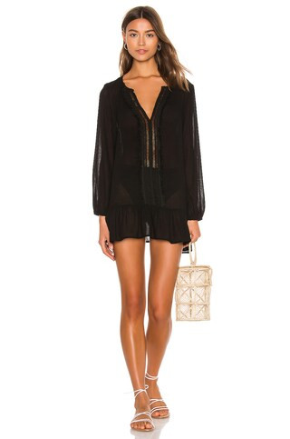 eberjey Summer Of Love Elba Dress in Black from Revolve.com | Revolve Clothing (Global)