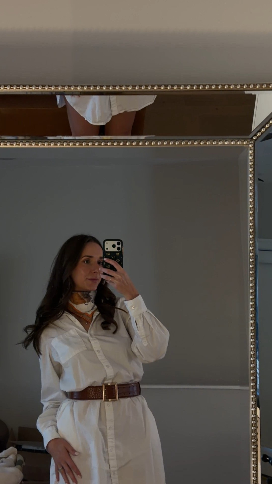 Baby shower ootd! Wore this to a friends shower for her baby boy on a warm Atlanta winter day 🧡👢🌞

Love that old navy carries TALL sizes so this tshirt dress comes mid-thigh. Paired with an Amazon belt, my fav suede boots + Hermes scarf 💫

#LTKdayinmylife #LTKSeasonal #LTKootd