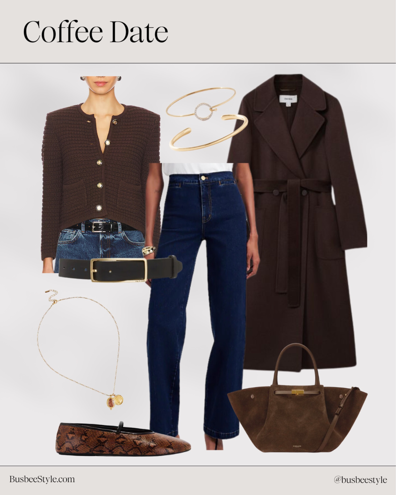 Fall outfit idea, coffee date, brunch outfit, on the go, shopping

(Chocolate/dark brown fashion trend) 

#LTKStyleTip #LTKSeasonal