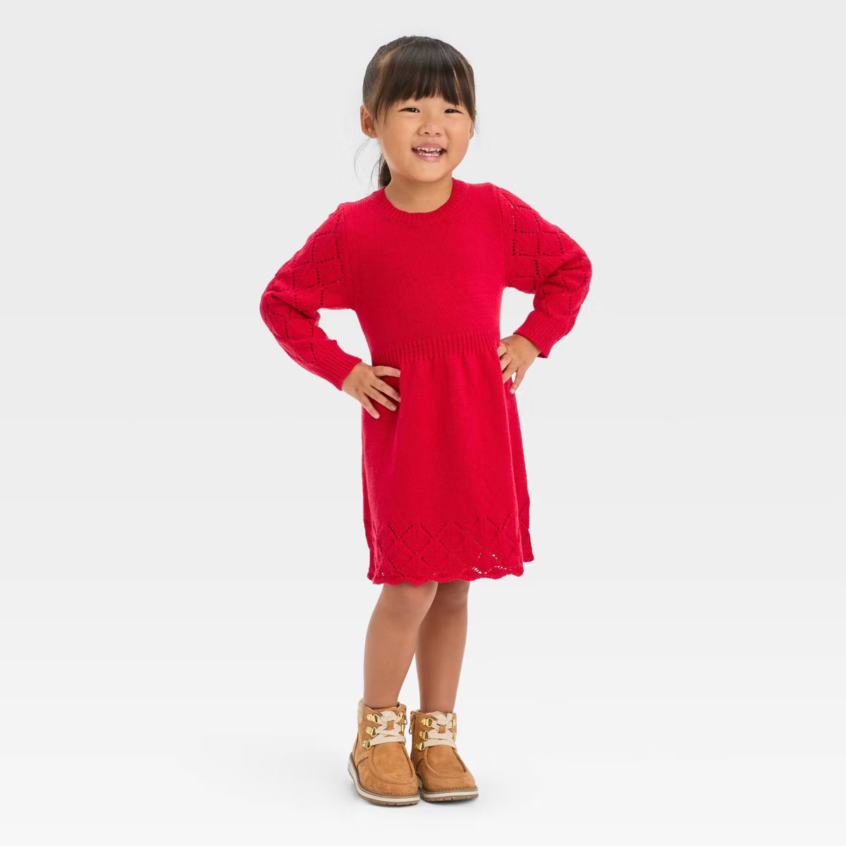 Toddler Girls' Crewneck Sweater Dress - Cat & Jack™ | Target