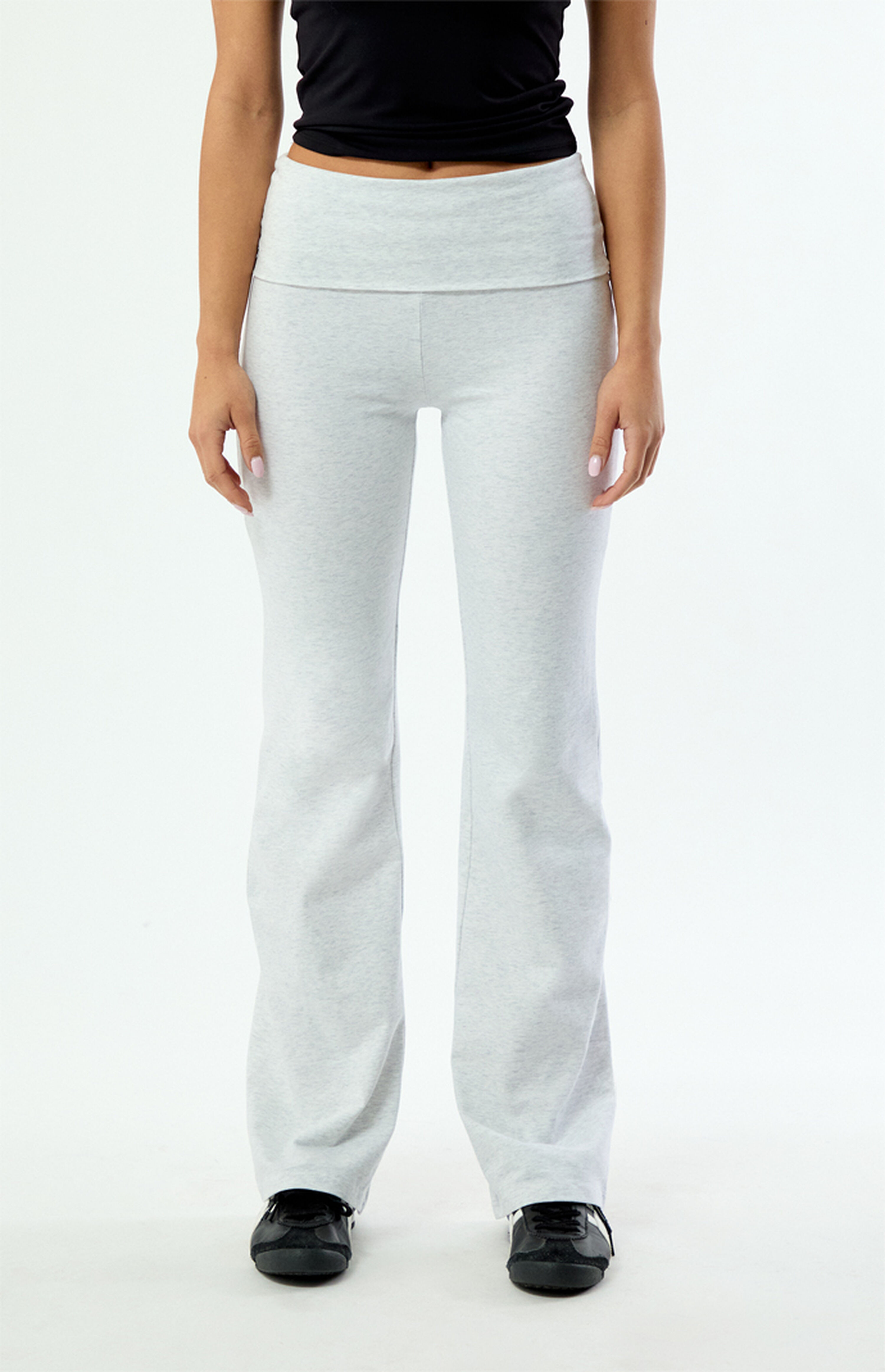 Pacsun Sutton Fold-Over Flare Pants | PacSun