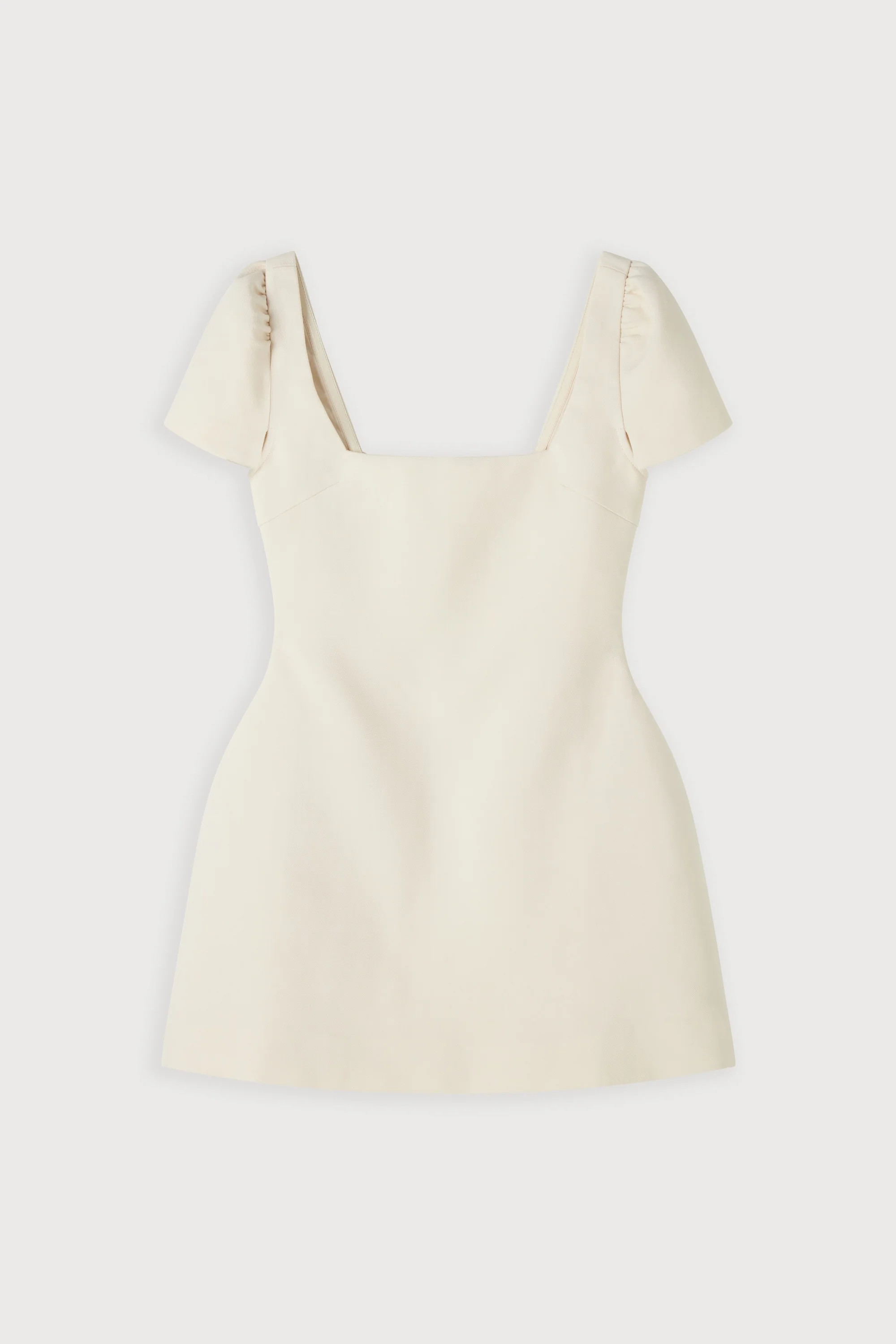 Linen Mix Square Neck Mini Dress | Odd Muse