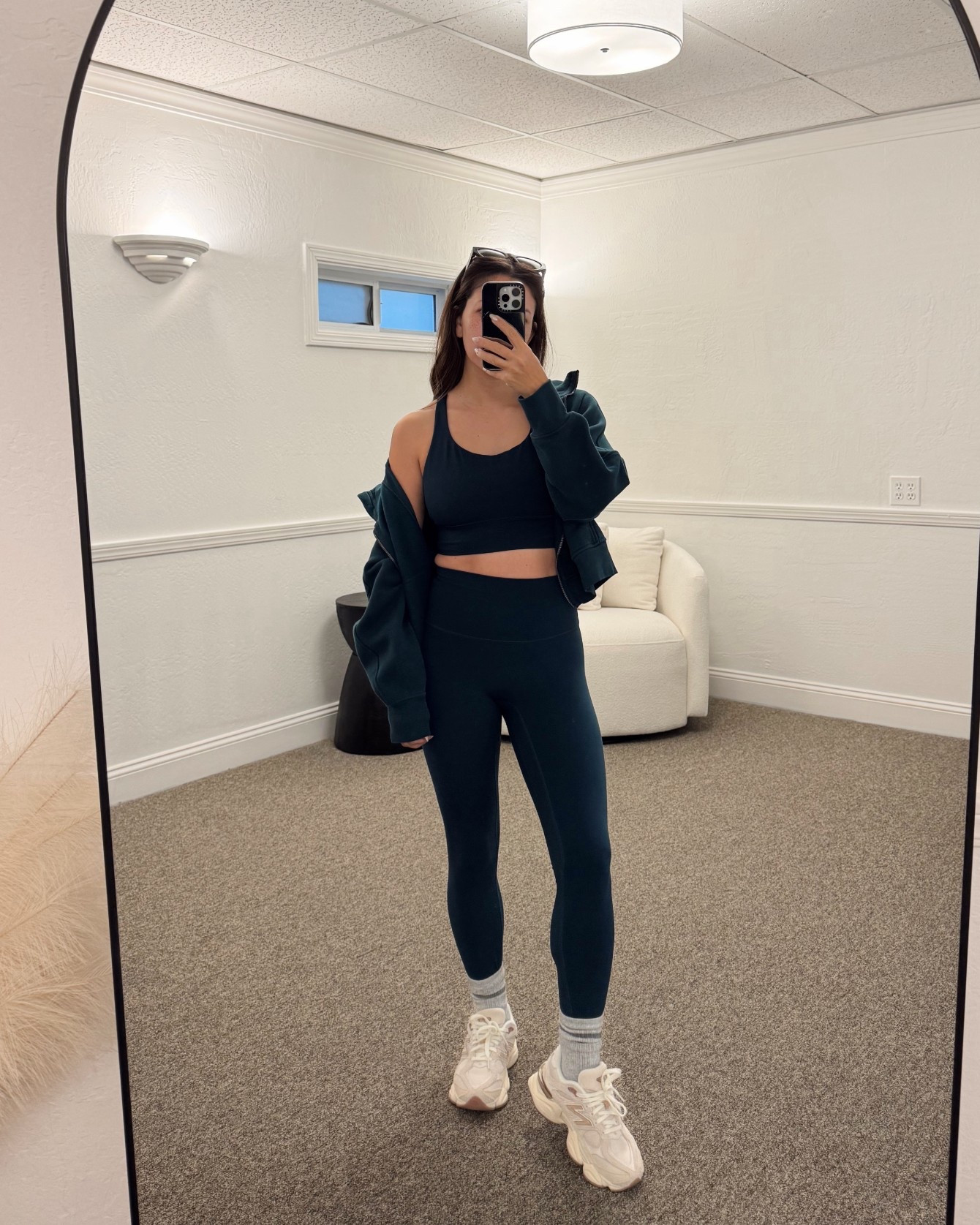 Obsessed with the color of this lululemon set! So pretty!

Lululemon Bra top- 8
Lululemon Leggings- 4
Lululemon zip up hoodie- xs/s
Tavi grip socks 
New balance sneakers

Petite, active wear, workout outfit, Pilates outfit, barre outfit, fitness, teal blue 



#LTKActive #LTKPetite #LTKfitnessgoals