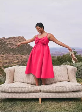 Belle Isle Bow Midi Dress | Torrid (US & Canada)