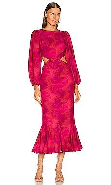 Rhode Chiara Dress in Lover's Lane Red from Revolve.com | Revolve Clothing (Global)