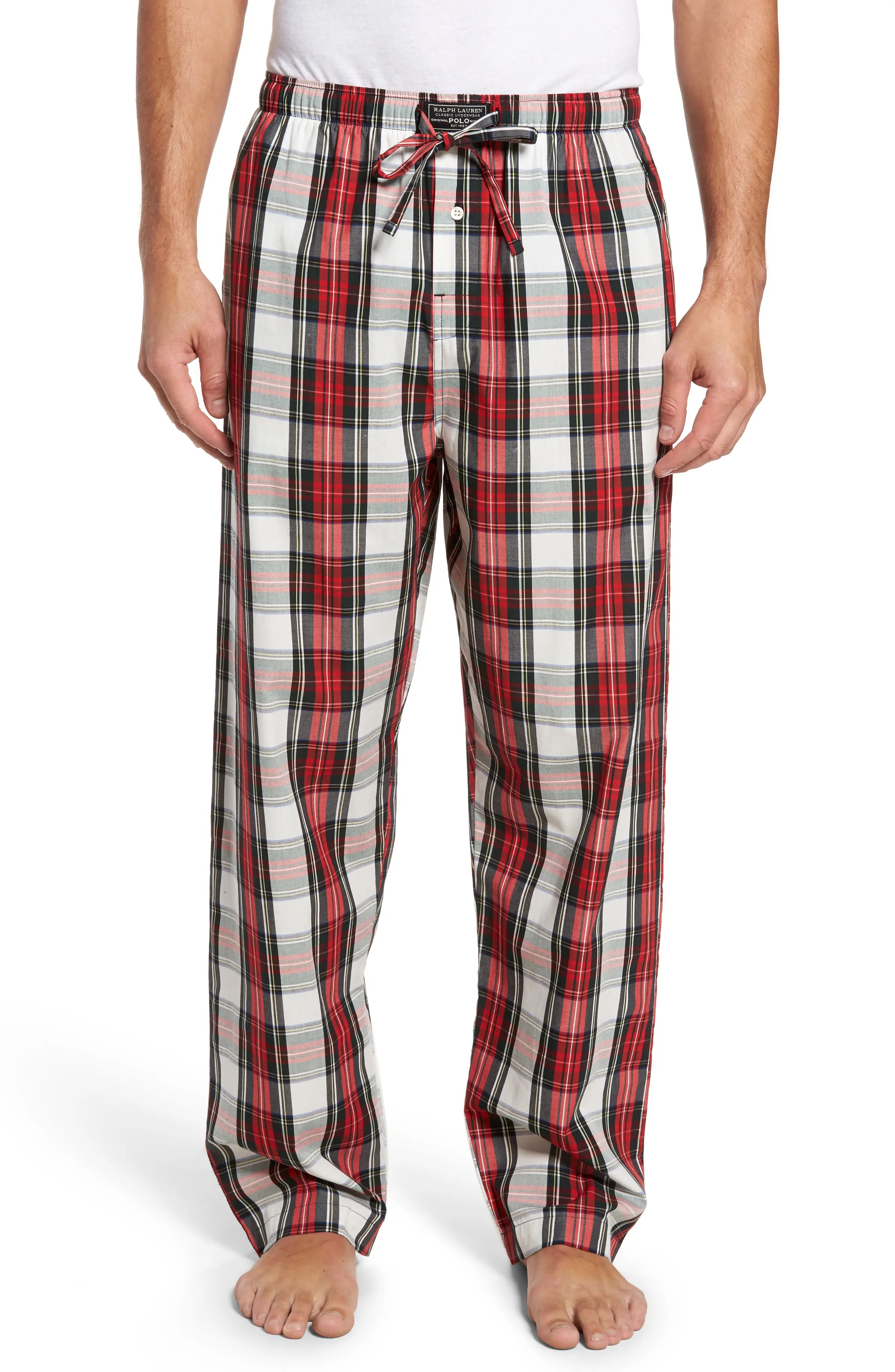 Plaid Cotton Lounge Pants | Nordstrom