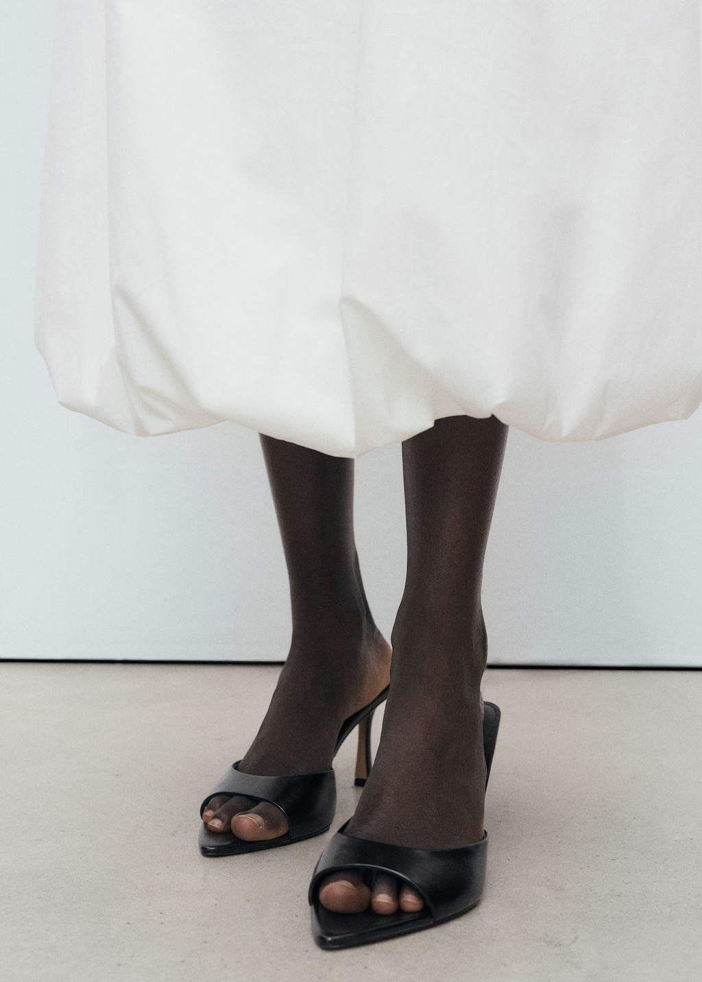 Pointed-heel sandals black - Woman - 6½ - MANGO | Mango (US/MX/AU)