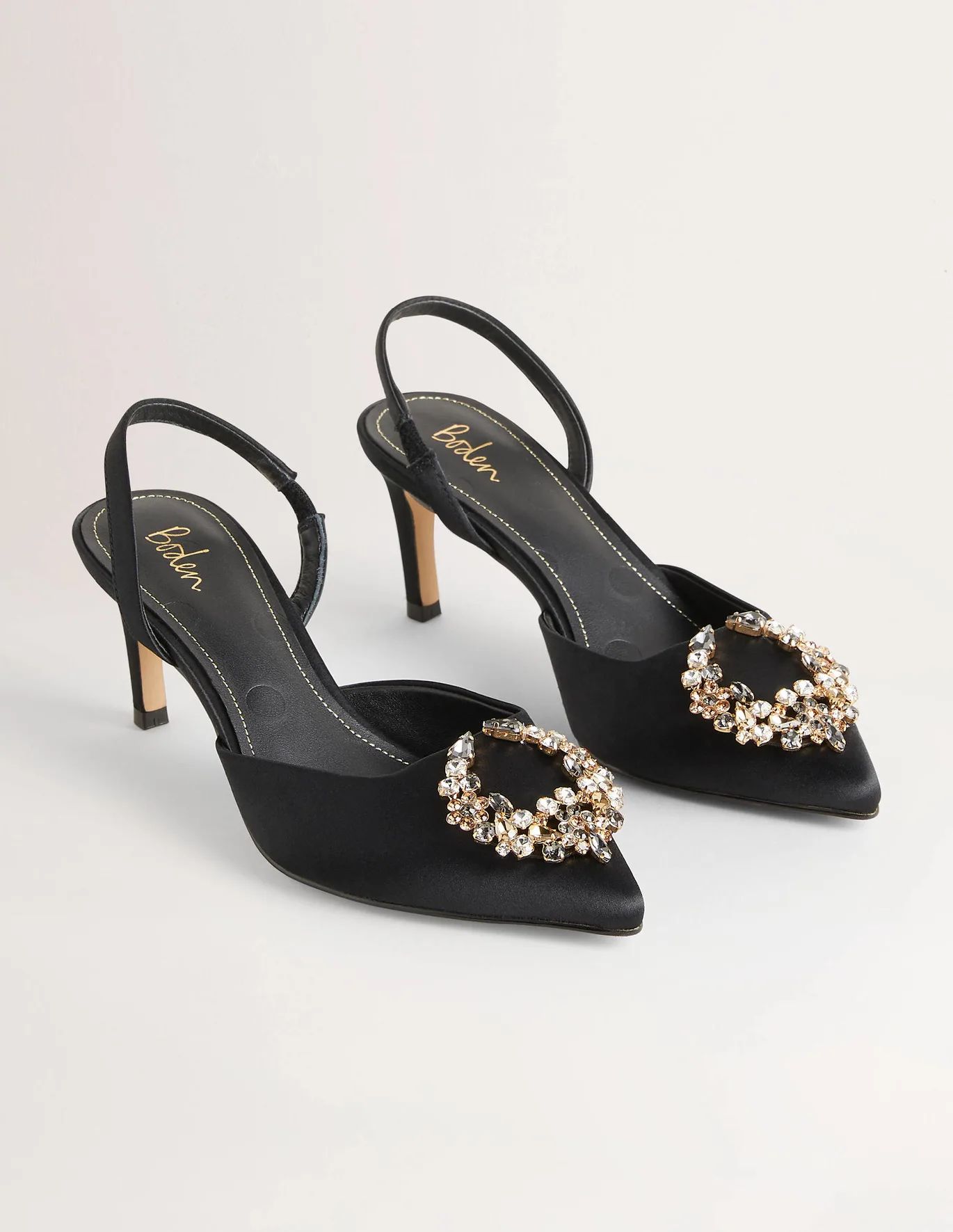 Embellished Slingback Heels | Boden (US)