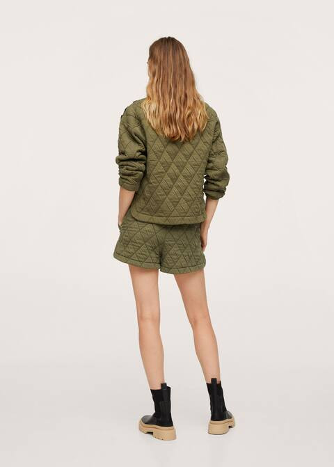 Stepp-Sweatshirt mit Knöpfen | MANGO (DE)