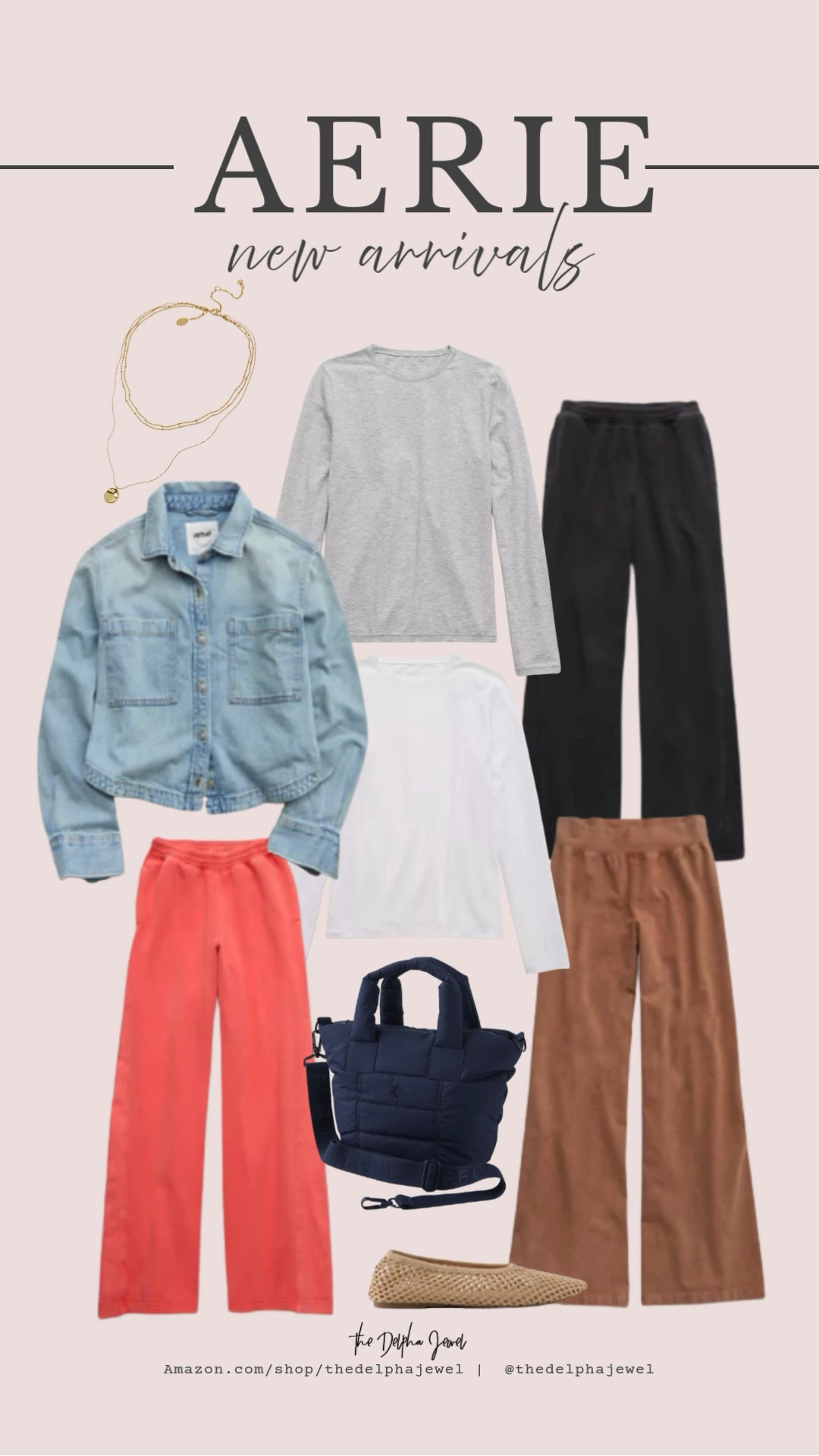 New arrivals from Aerie! Perfect to transition into spring!

#LTKootd #LTKOver40 #LTKSaleAlert