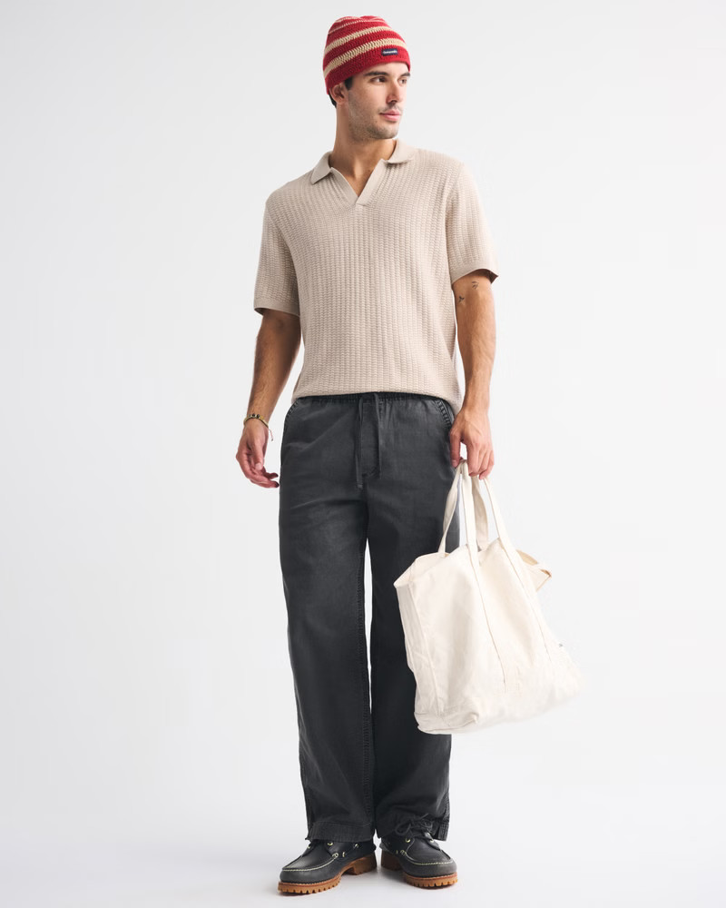 Sea Fade Baggy Pull-On Pant | Abercrombie & Fitch (US)