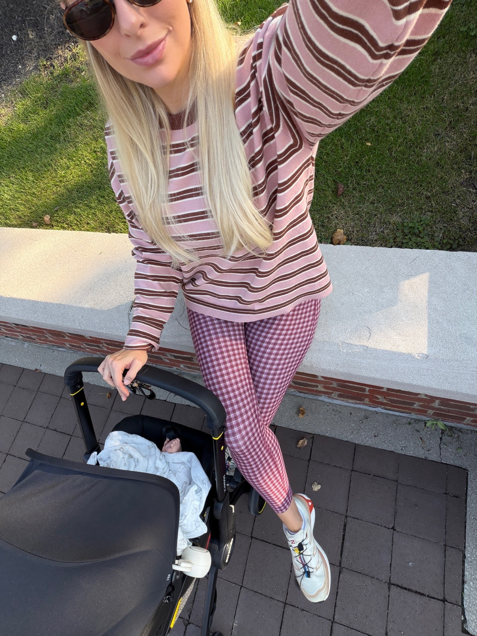 SIZE:  med in tank, bottoms, & sweater (tied around waist), shoes run tts! #kathleenpost

Walking outfit, fall fitness look, athleisure

#LTKootd #LTKfitnessgoals #LTKActive