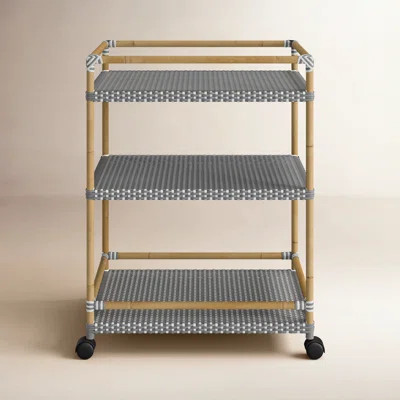 Ellie Bar Cart with Metal Outer Material | Wayfair North America
