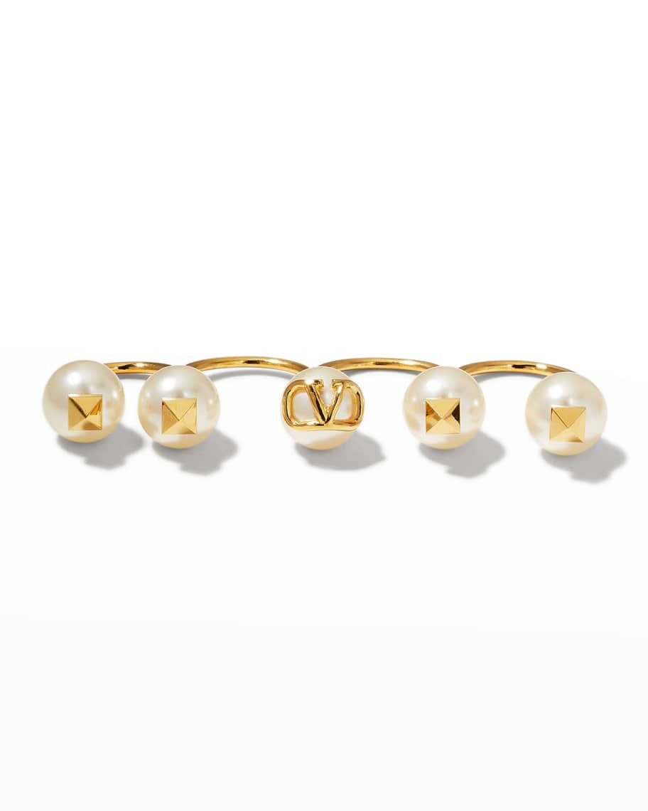 Valentino Garavani Four-Finger Ring | Neiman Marcus