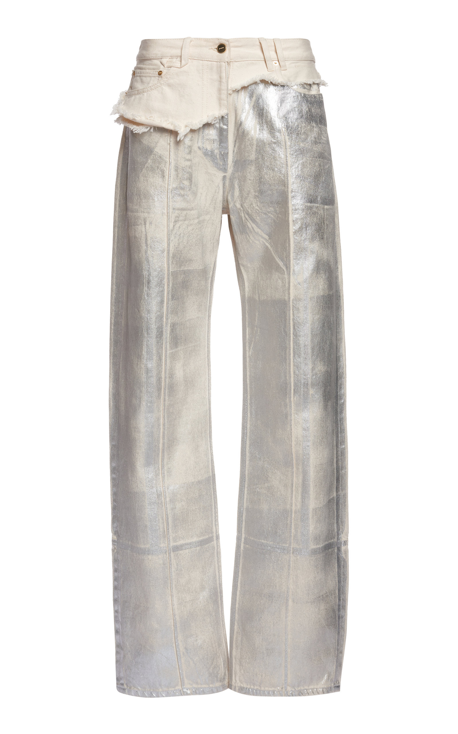 Distressed Rigid Low-Rise Wide-Leg Jeans | Moda Operandi (Global)